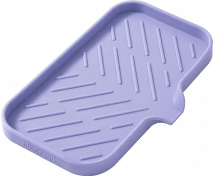 Silicone Soap Dish with Drain Spout