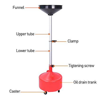 AAIN AA045 8 Gallon Portable Waste Oil Drain