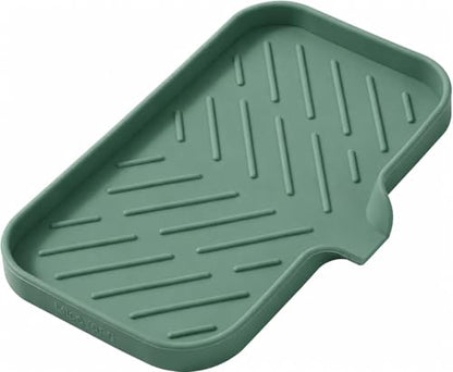 Silicone Soap Dish with Drain Spout