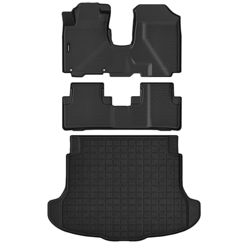 All Weather Floor Mats Cargo Mat for Honda CRV 2007 (4 Count)