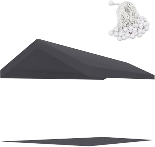 Carport Replacement Canopy Cover for Car Tent Top Garage Shelter Cover Tarp with Ball Bungees