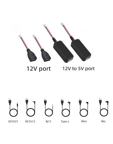Radar Detector Cord hardwire kit (3 Count)