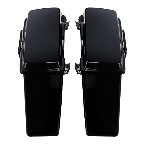 Hard Saddlebags Black Latches Fit for Harley Touring 94 (2 Count)