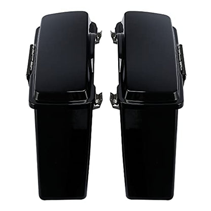 Hard Saddlebags Black Latches Fit for Harley Touring 94 (2 Count)