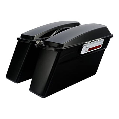 Matte Black Hard Saddlebags Fit for Harley Road King Street Glide Electra Glide Ultra 1994