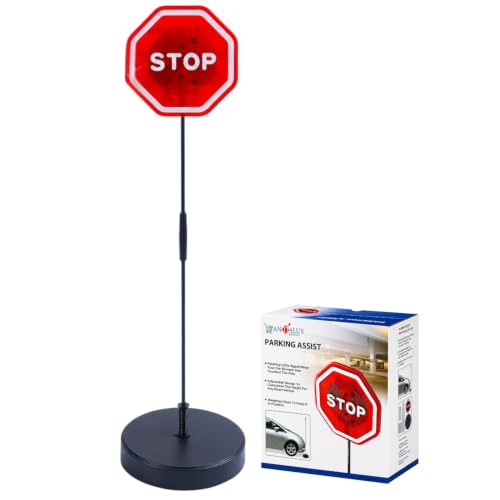 Flashing LED Stop Sign Garage Parking Assistant System