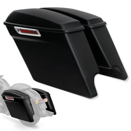 Motorcycle 5" Stretched Saddlebags Fit For Harley Touring 2014 (2 Count)