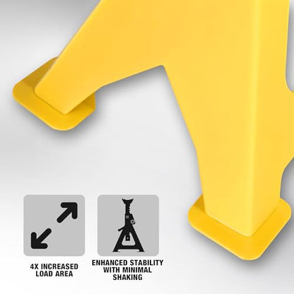 Jack Stands 6 Ton with Double Locking and Large Foot Base for Lifting SUVS