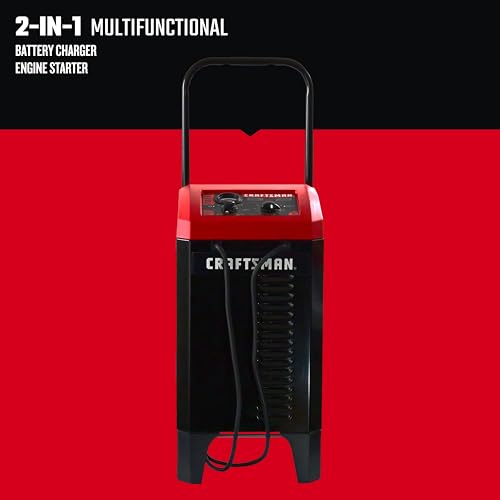 Wheeled 10A Car Battery Charger & Maintainer