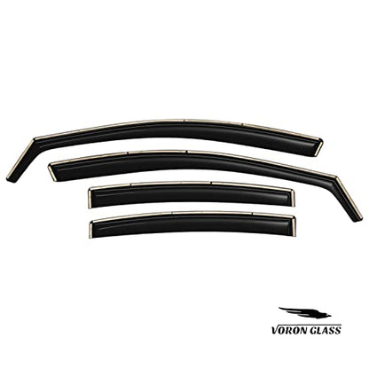in Channel Extra Durable Rain Guards for Hyundai Elаntra 2017