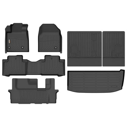 Floor Mats with Cargo Liner Set for Honda Pilot 2009