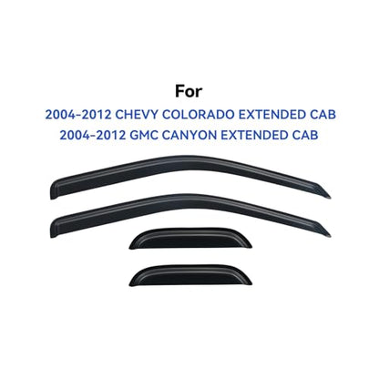 Window Visors Rain Guards for 2004