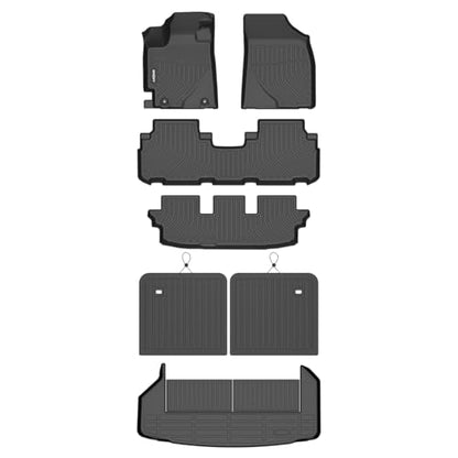 GINNOWY Floor Mats & Cargo Liner for 2027 Kia Telluride Gas All Trims