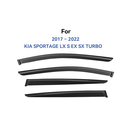 Window Visors Rain Guards for Kia Sportage 2017