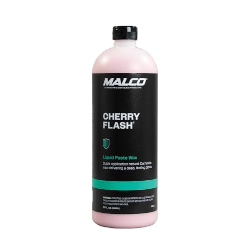 Cherry Flash Automotive Liquid Paste Wax for Hand Waxing (32 Fl Oz)