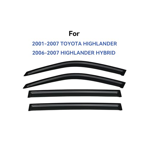 Window Visors Rain Guards for 2001