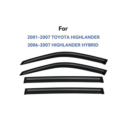 Window Visors Rain Guards for 2001