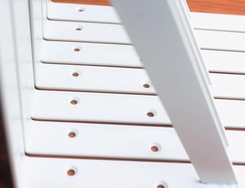 2 Pack L12 x H 8" White Heavy Duty Shelf Brackets with Screws Metal Shelf Brackets Shelf Support Angle Brackets for Shelves L Brackets Heavy Duty Floating Shelf (2 Count)
