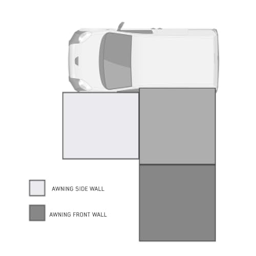 HD Nomadic 6.5’ Awning Side Shade Wall