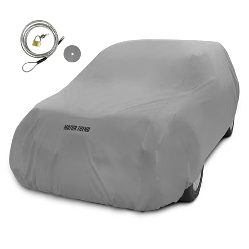 4-Layer 4-Season Auto (Waterproof Outdoor UV Protection for Heavy Duty Use Full Car Cover for Vans, Suvs, Crossovers up to 200")