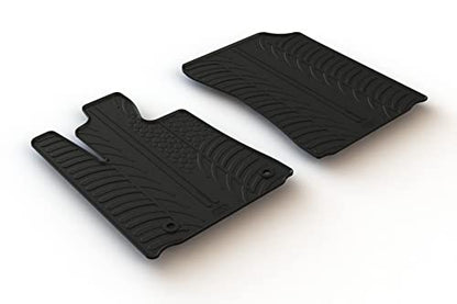 Rubber Floor Mats for Toyota Tundra Regular Cab 2012