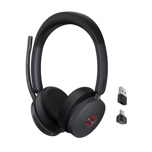 BH74 ANC Wireless Headset with Mic for Work