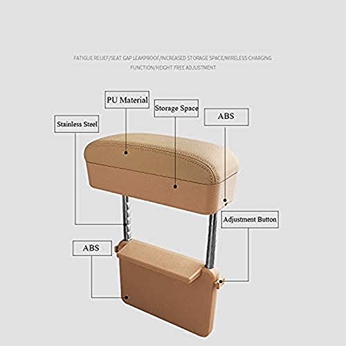 Car Armrest Box Adjustable Pad Refit Car Central Lift Armres Storage Organizer Box Arm Rest