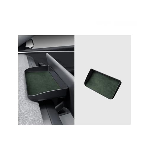 Dashboard Storage Box Central Control Suede Instrument Storage Compatible For Tesla Model 3 Highland 2024 Modification Interior Accessories