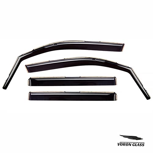 in Channel Extra Durable Rain Guards for Honda Pilot 2016 (4 Count)