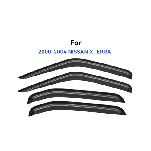 Window Visors Rain Guards for 2000 2001 2002 2003 2004 Nissan Xterra