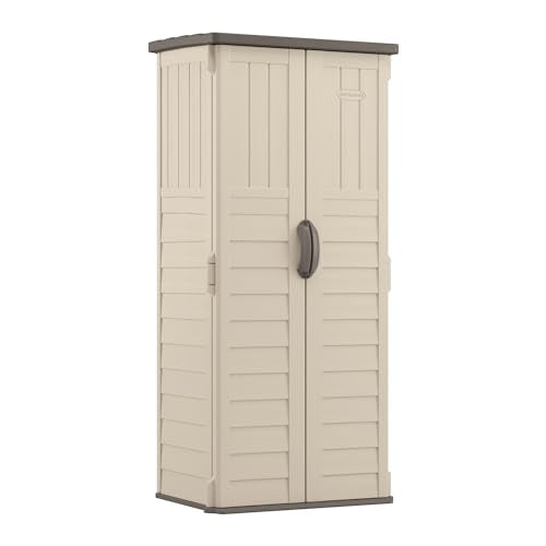Vertical Outdoor Storage Shed with All