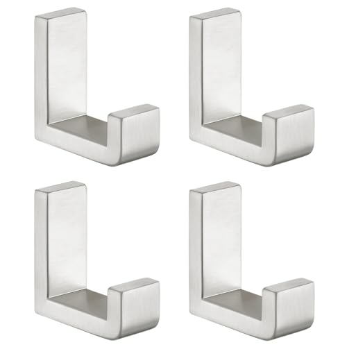 Towel Hooks Brushed Nickel (4 Count)
