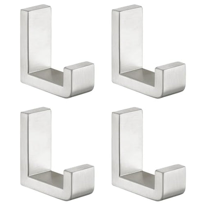 Towel Hooks Brushed Nickel (4 Count)