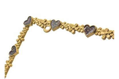 3D Shining Daisy Heart License Plate Frame from Pure Zinc Alloy Metal Perfect Plate Holder