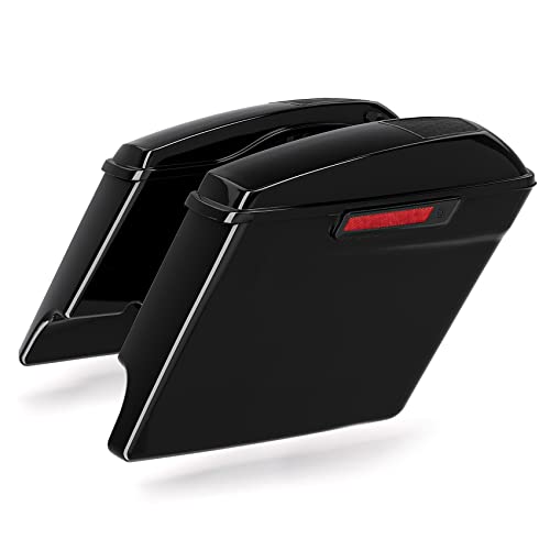 Motorcycle 5" Stretched Saddlebags Fit For Harley Touring 2014 (2 Count)
