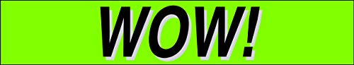 Ez line Vinyl Windshield Stickers 3 Dozen 15 Inch Chartreuse Slogan Dealership Pro Pack for Car Lots (36 Count)