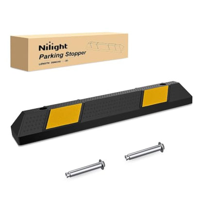 36 Inch Parking Curb with Reflective Strips