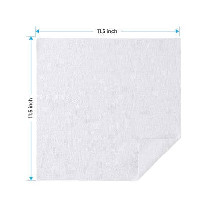 White Microfiber Cleaning Cloth 10 PK (10 Count)
