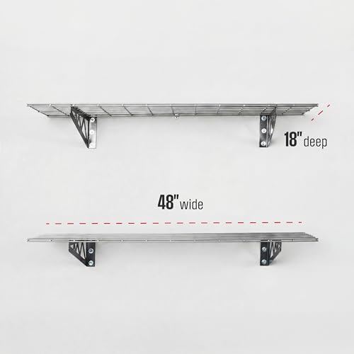 Steel Garage Wall Shelves 2 (2 Count)