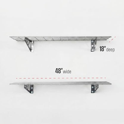 Steel Garage Wall Shelves 2 (2 Count)