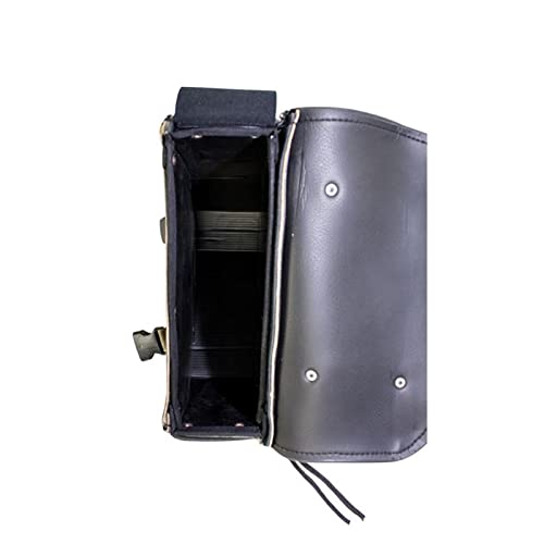 Premium Naked Leather Swing Arm Bag For Motorcycle Left Side Solo Bags Saddle Bags For Softails Choppers