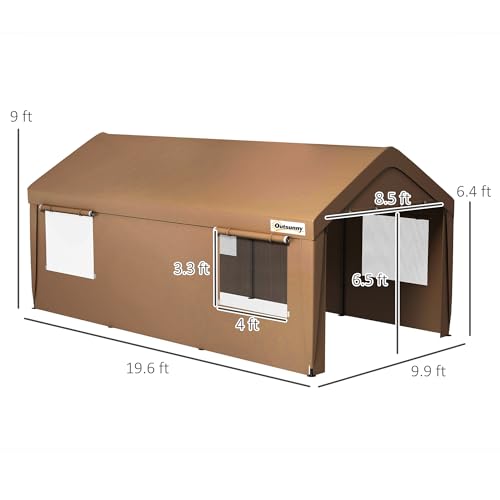 Carport 10' x 20' Portable Garage