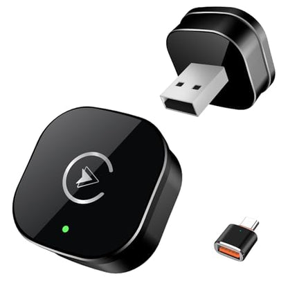 2026 Upgarded】Wireless CarPlay Adapter for iPhone