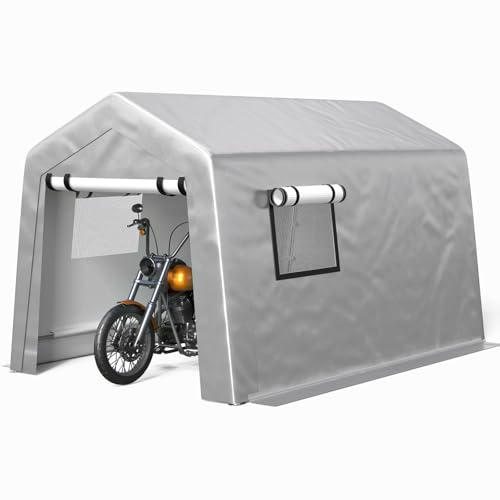Carport 6x8 FT Enclosed Carport with Roll