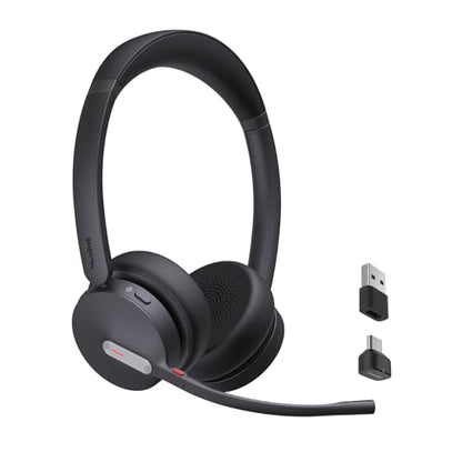 BH70 UC Wireless Bluetooth Headset with AI Microphone Flip