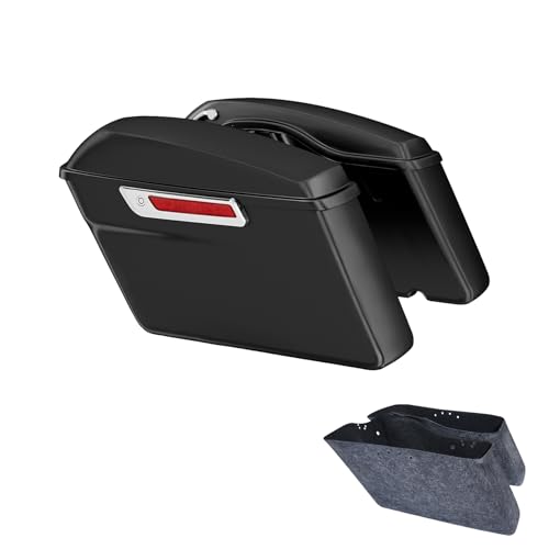 Motorcycle Saddlebags Hard Saddle Bags For Harley Touring 2014 (2 Count)