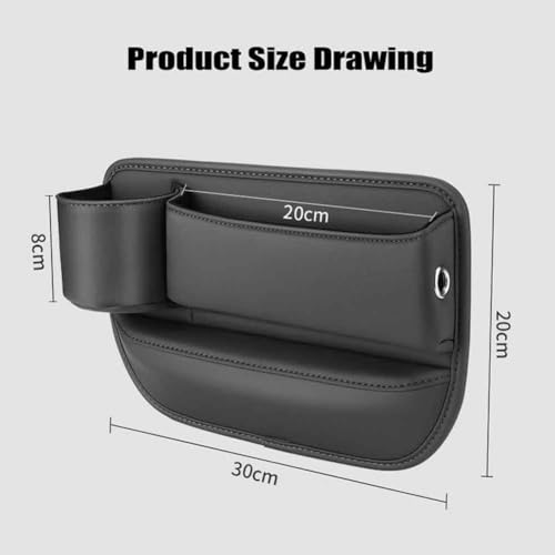 2 Pcs Car Seat Gap Filler Organizer for Tesla Model 3 Model X Model Y Model S