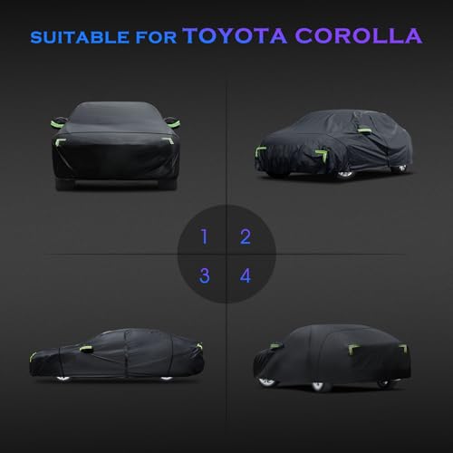 Car Cover Custom Fit for Toyota Corolla 2000