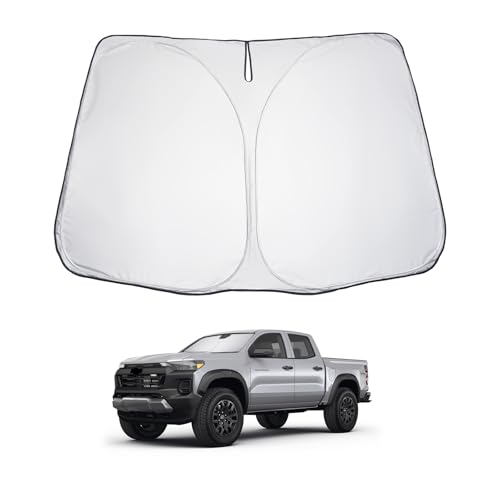 for 2024 2025 Chevy Colorado Windshield Sun Shade 2024 2025 Colorado Windshield Sunshades 2024 2025 Chevy Colorado Accessories Sunshade Cover Block UV Ray Front Window Sunshade