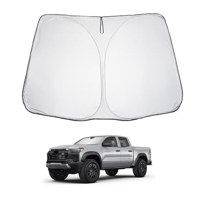 for 2024 2025 Chevy Colorado Windshield Sun Shade 2024 2025 Colorado Windshield Sunshades 2024 2025 Chevy Colorado Accessories Sunshade Cover Block UV Ray Front Window Sunshade